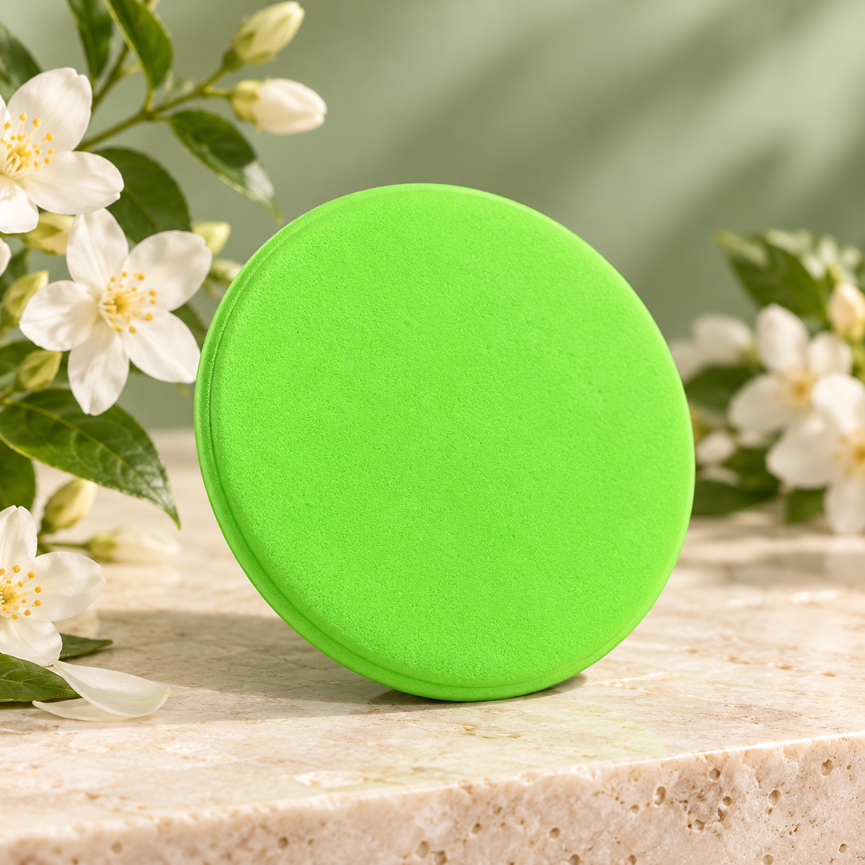 Green Disc Makeup Sponge – Boxed - Image 5